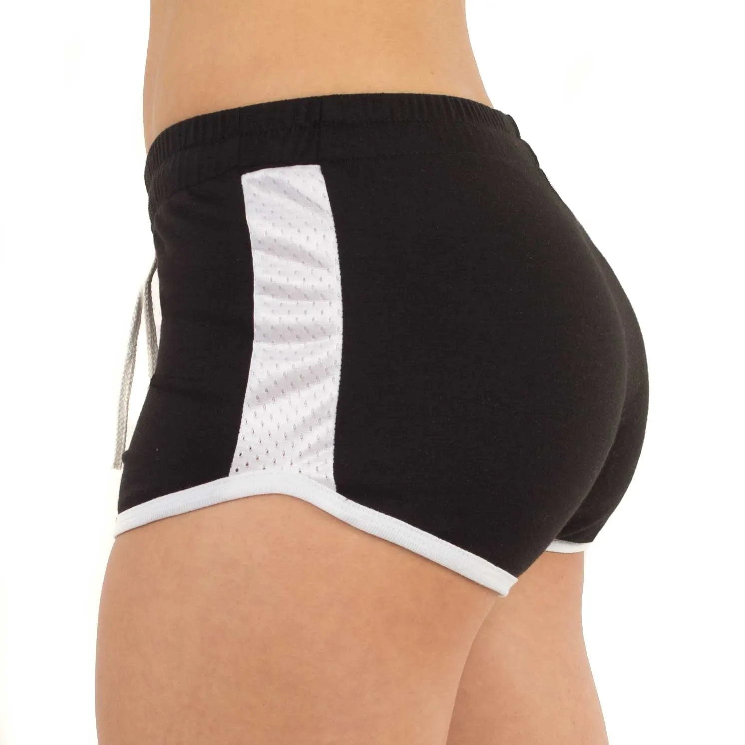 2008 - Women's Contrast Mesh Detail Shorts