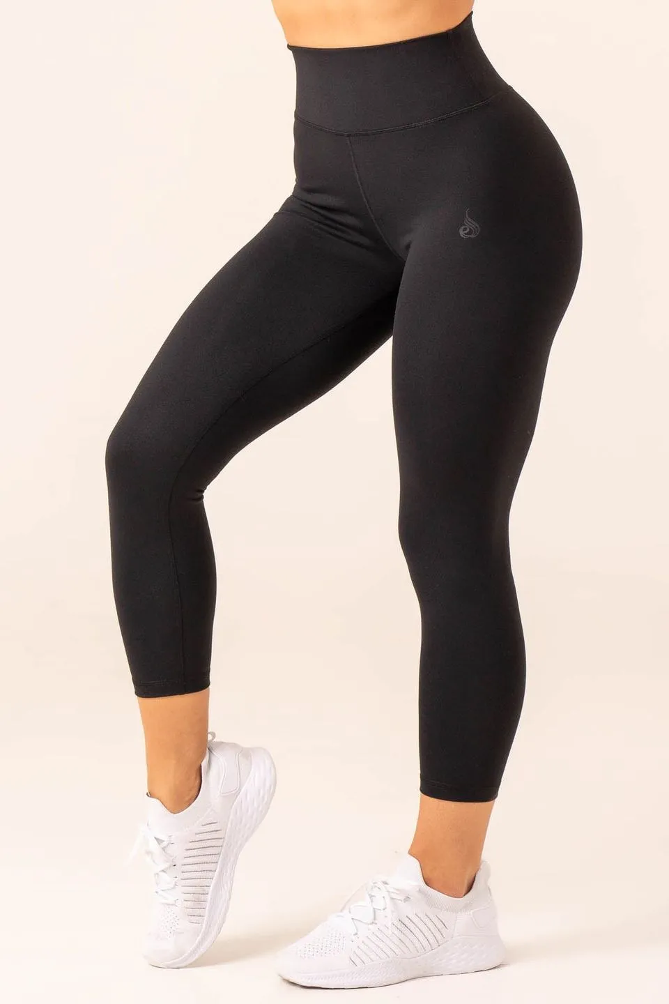 7/8 High Waisted Leggings | Black