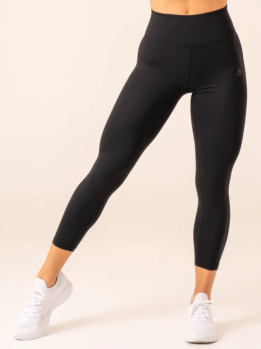 7/8 High Waisted Leggings | Black