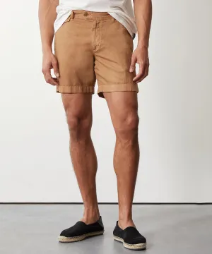 7" Cotton Linen Hudson Short