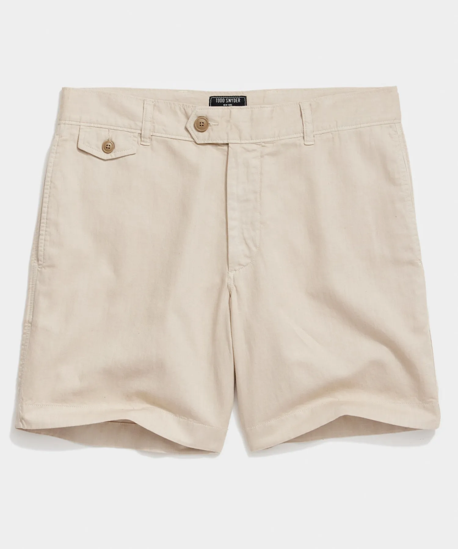 7" Cotton Linen Hudson Short