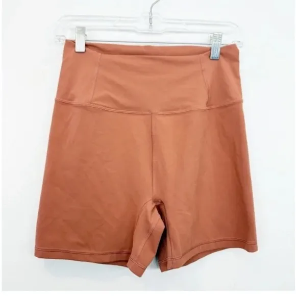 878. FREE PEOPLE Never Better Bike Shorts in Sienna Sz XS NWOT $48
