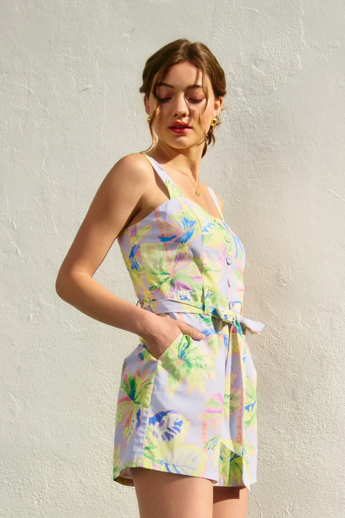 Abella Button Down Romper