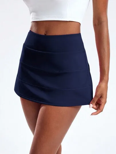 Activina Women's Sports Skort – Phone Pocket, Lightweight & Stretchy for Yoga & Tennis
