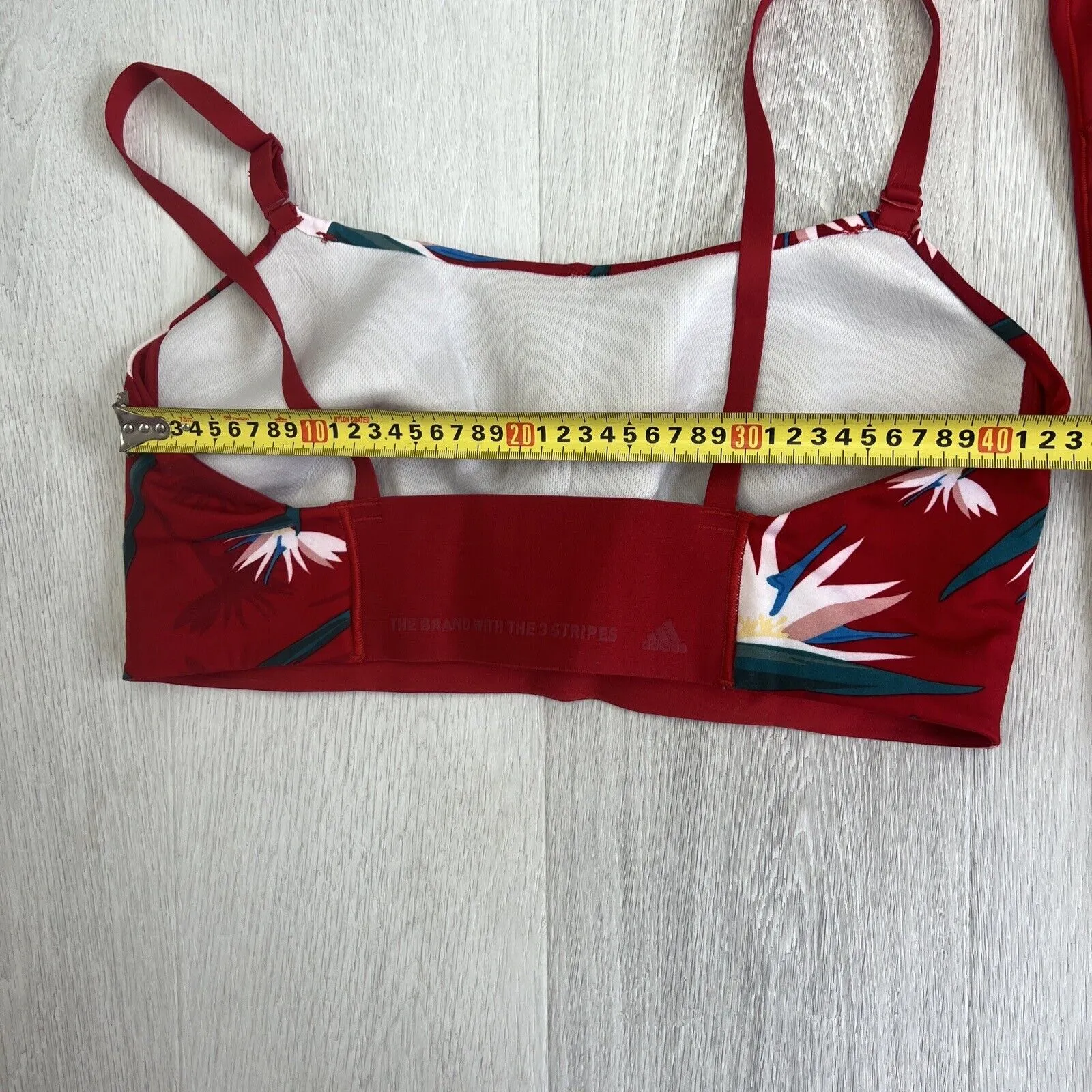 adidas x Thebe Magugu Womens Red Activewear Set Size 2XL