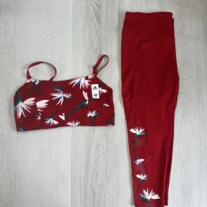 adidas x Thebe Magugu Womens Red Activewear Set Size 2XL