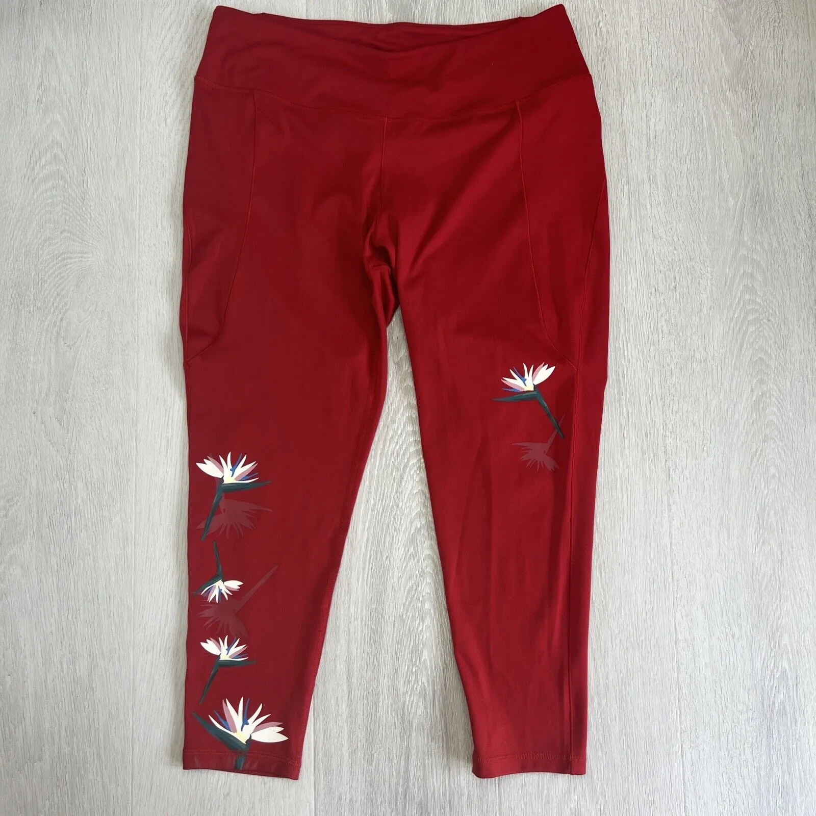 adidas x Thebe Magugu Womens Red Activewear Set Size 2XL