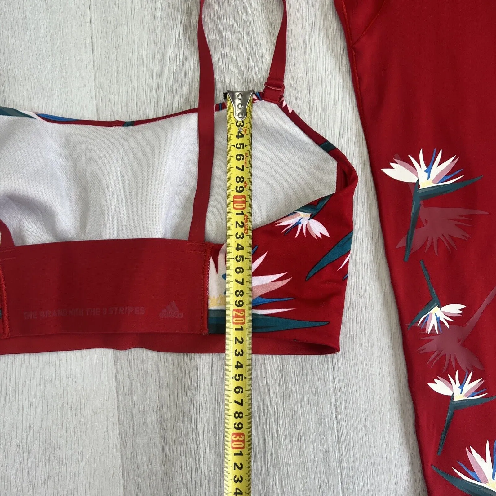 adidas x Thebe Magugu Womens Red Activewear Set Size 2XL