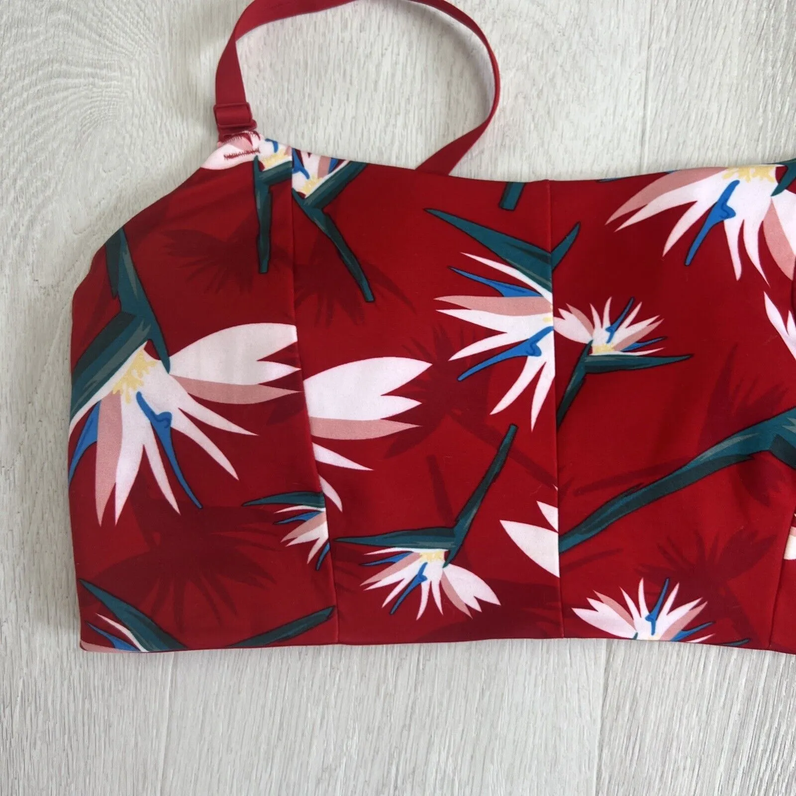 adidas x Thebe Magugu Womens Red Activewear Set Size 2XL