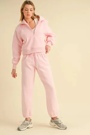 Aemi Co Drawstring Elastic Waist Joggers