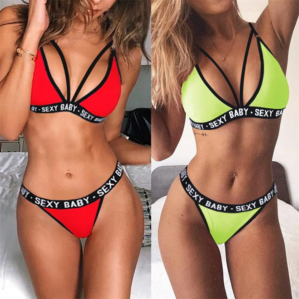 Alexa's Lingerie | 2020 New Women's Sports Underwear Set | Push Up Bra  Thong