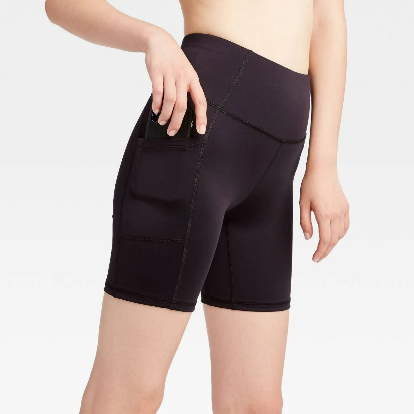 All In Motion Women's Sculpted High-Rise Bike Shorts