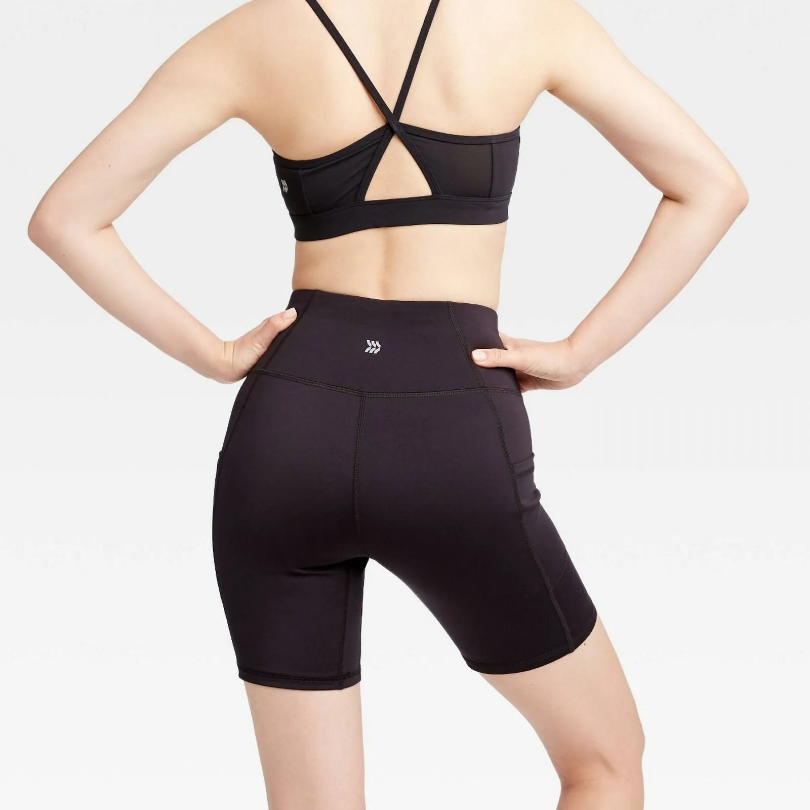 All In Motion Women's Sculpted High-Rise Bike Shorts