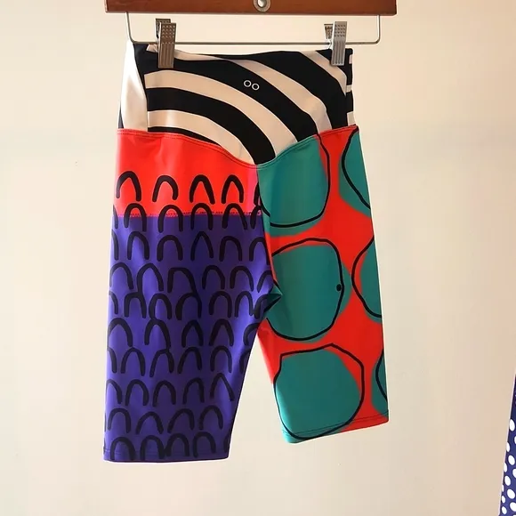 &quot;Loony Legs&quot; Activewear: shorts; colorful print and design; Small Size