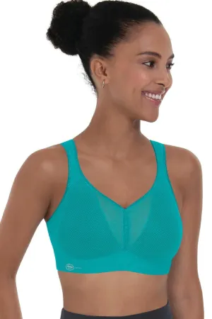 Anita Air Control Delta Pad Sports Bra 5544- Peacock