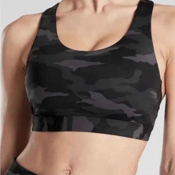 Athleta D-DD Ultimate Printed Camo Sports Bra Size 2X