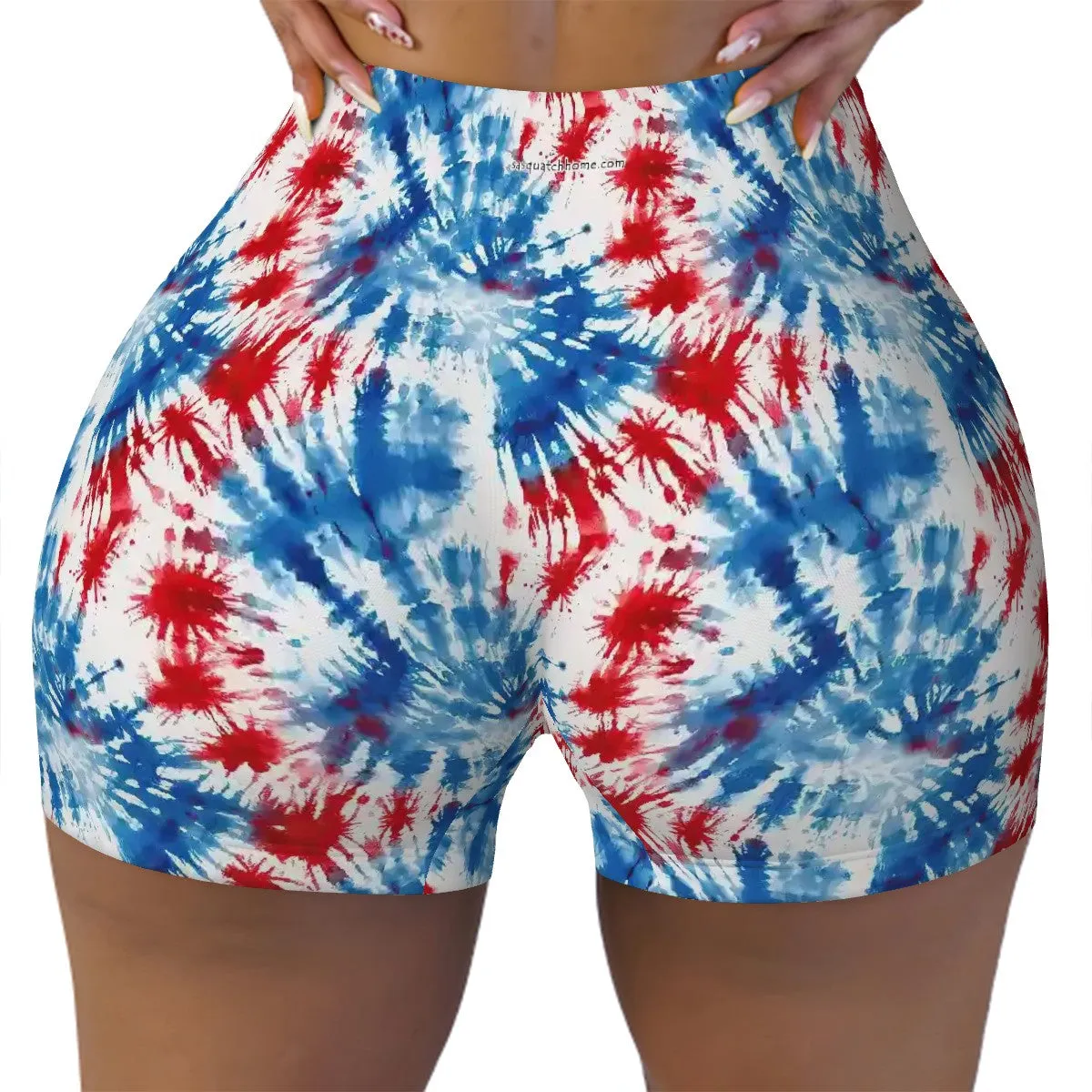 Athletic Shorts Women's Short Yoga / Sports Shorts - 19 Tie Dye Designs