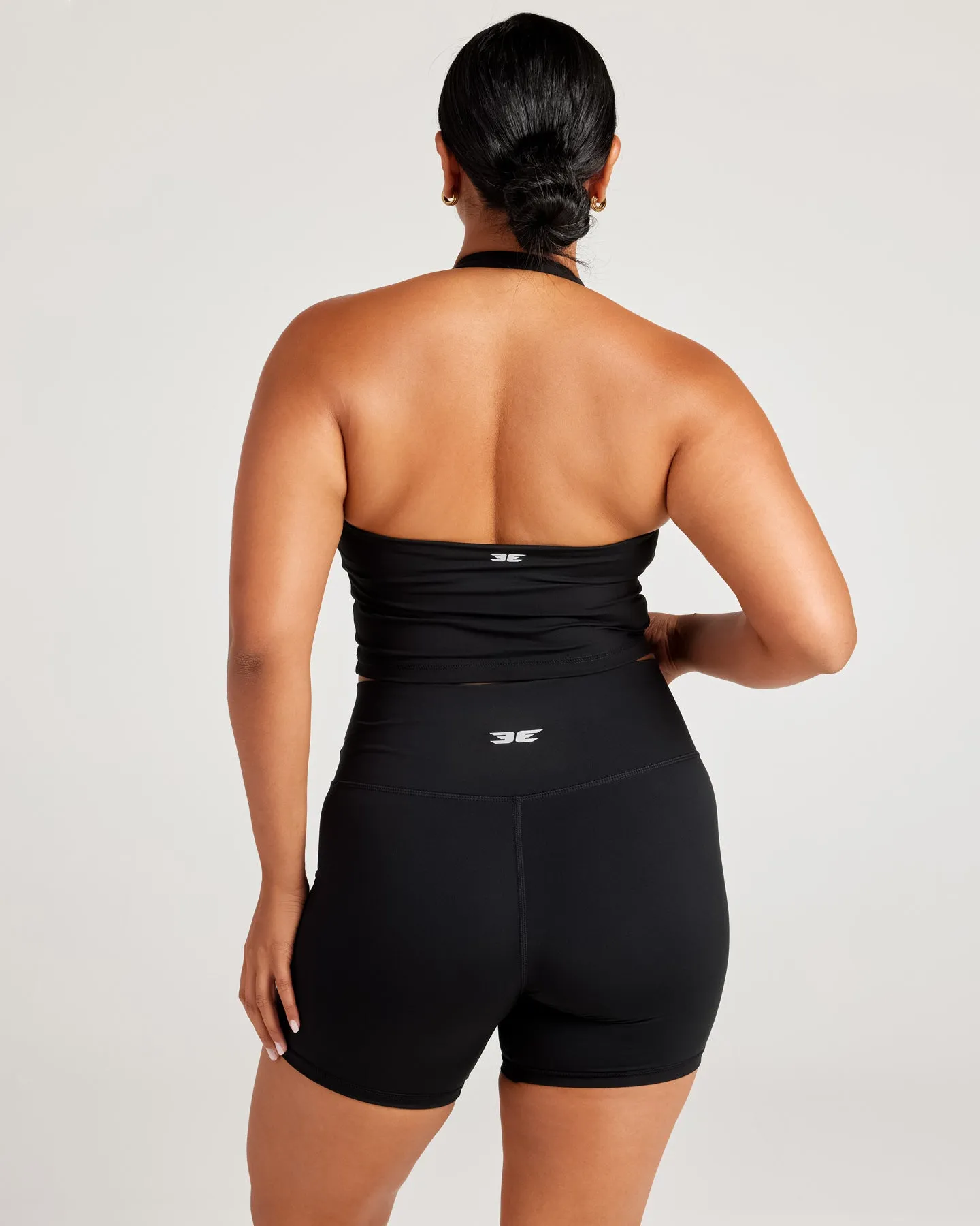Aura Halter Tank - Black