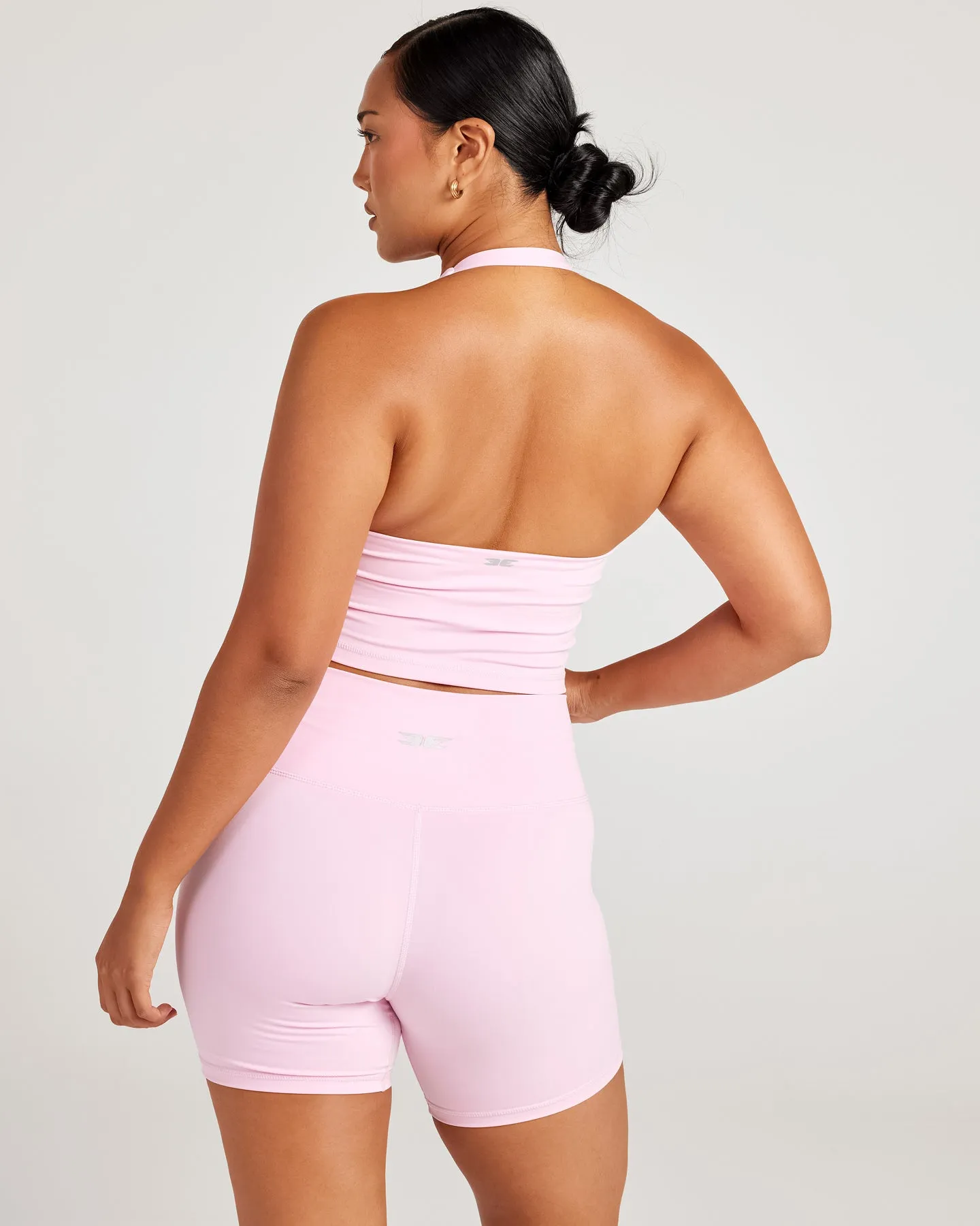 Aura Halter Tank - Candy Pink