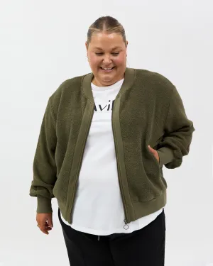 Aurora Bomber Jacket - Moss