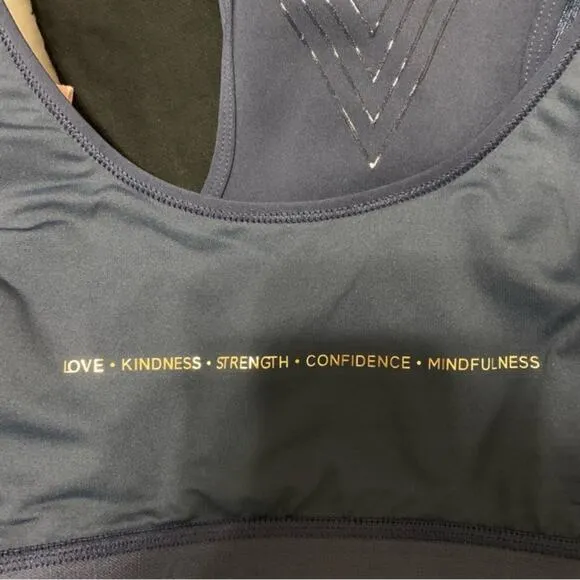 AUrum Activewear Navy Blue Hermosa Sports Bra in Total Eclipse