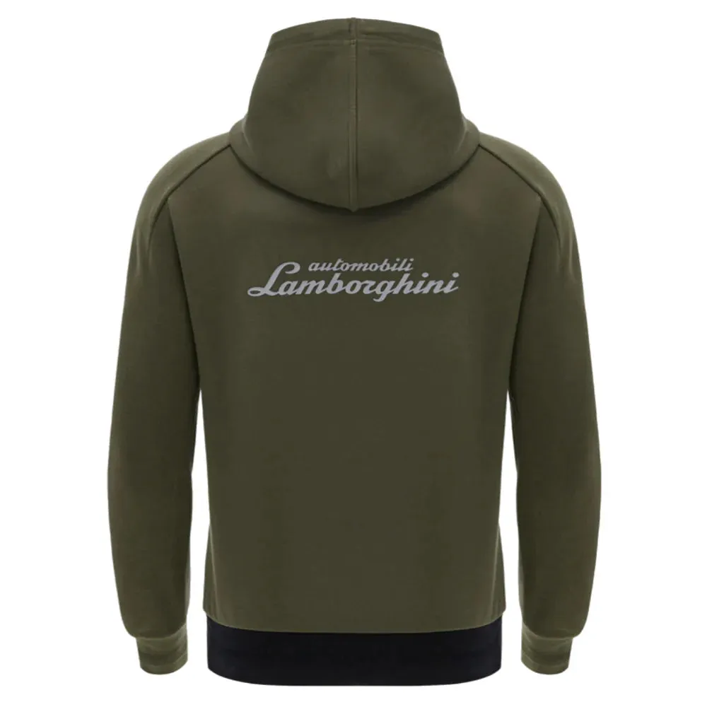 Automobili Lamborghini Men's Activewear Full Zip Hoodie - Green