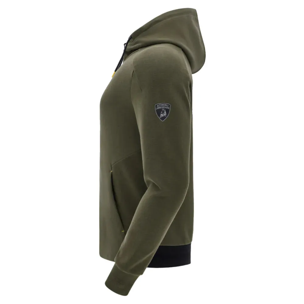 Automobili Lamborghini Men's Activewear Full Zip Hoodie - Green