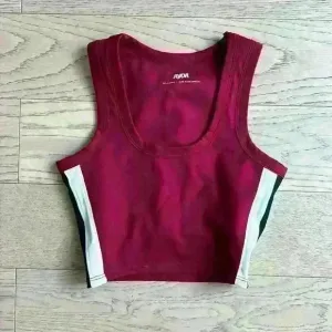 Ayda Activewear Red Maroon Workout Top Sports Bra