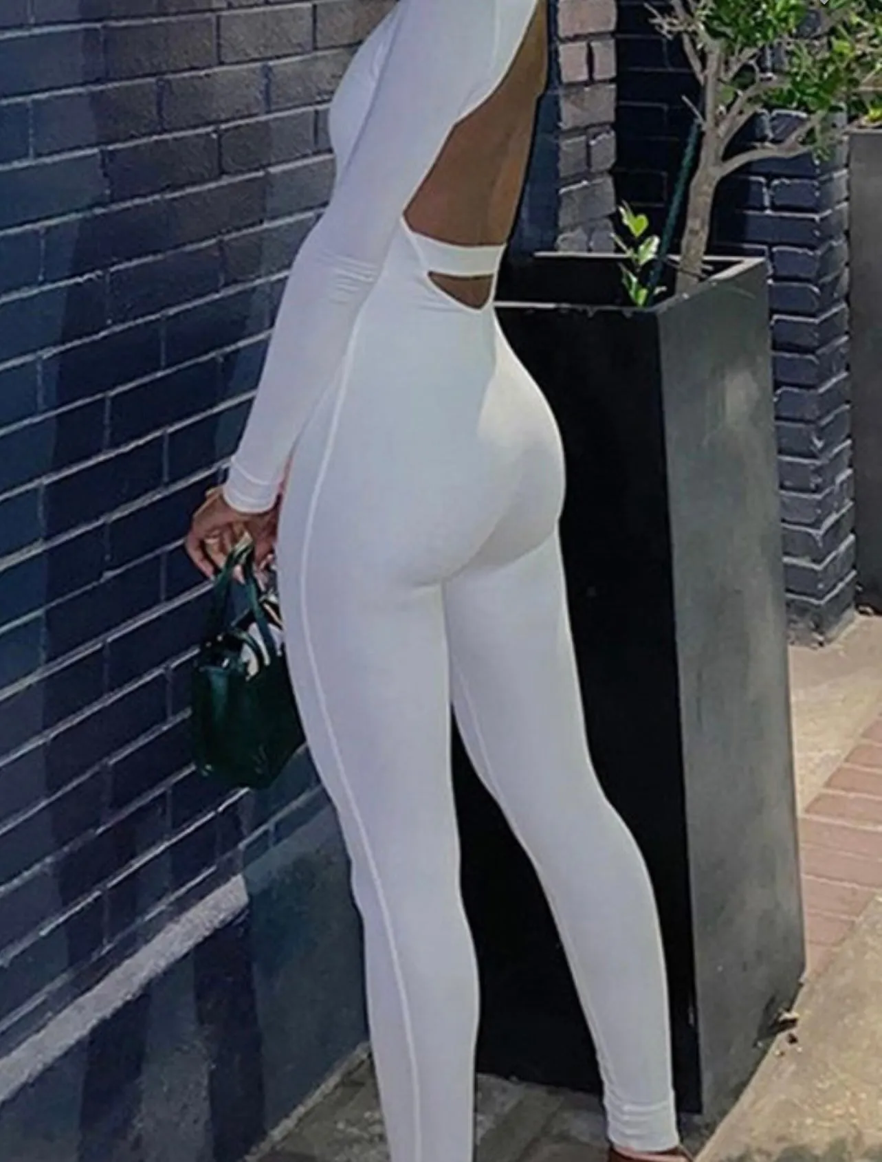 Back At Cha Long Sleeve Jumpsuit