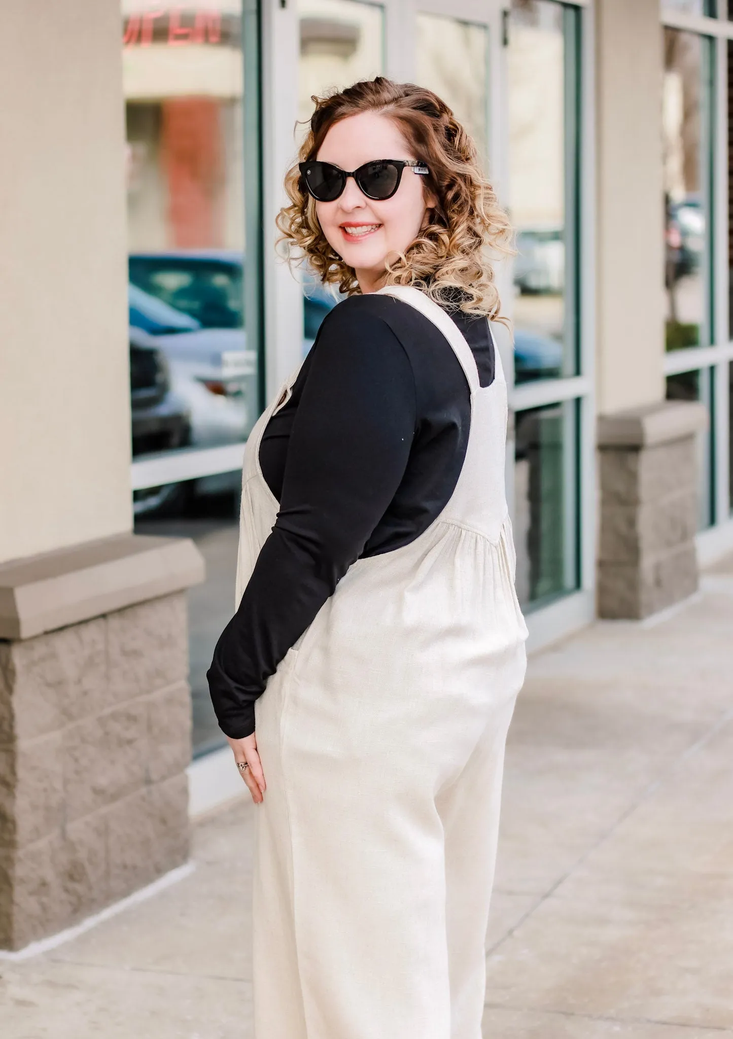 Back in Oatmeal Jumpsuit