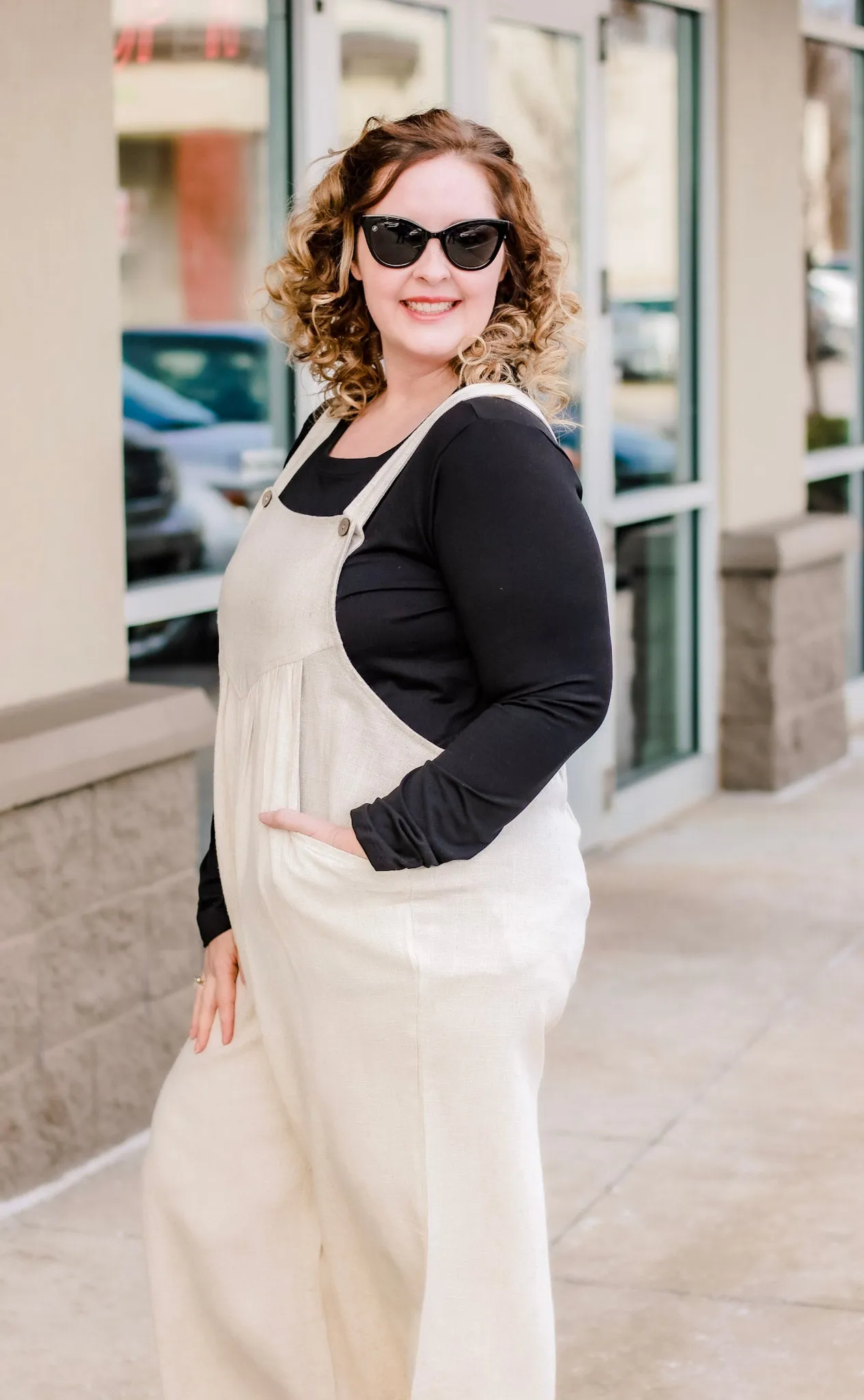 Back in Oatmeal Jumpsuit