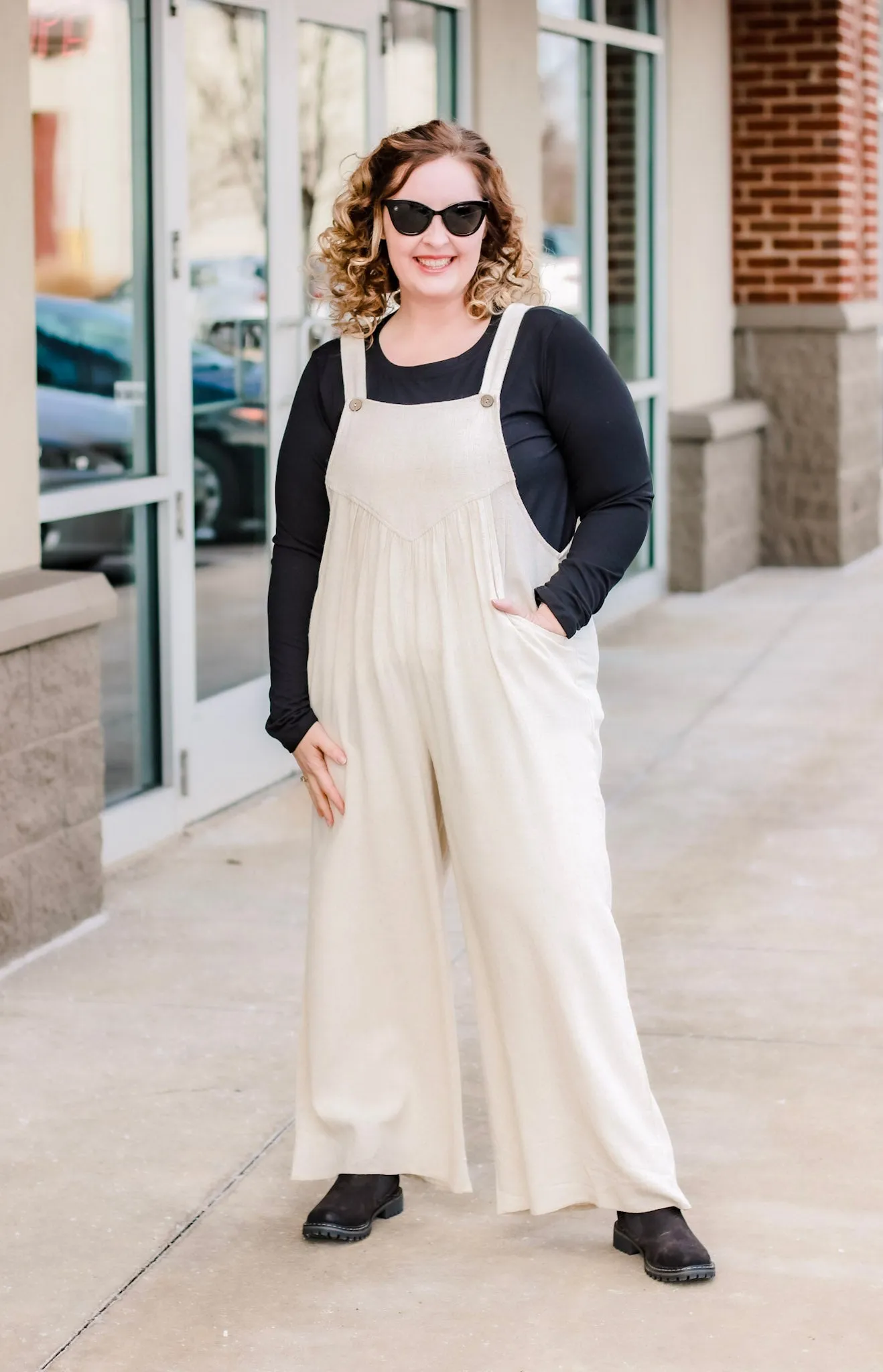 Back in Oatmeal Jumpsuit