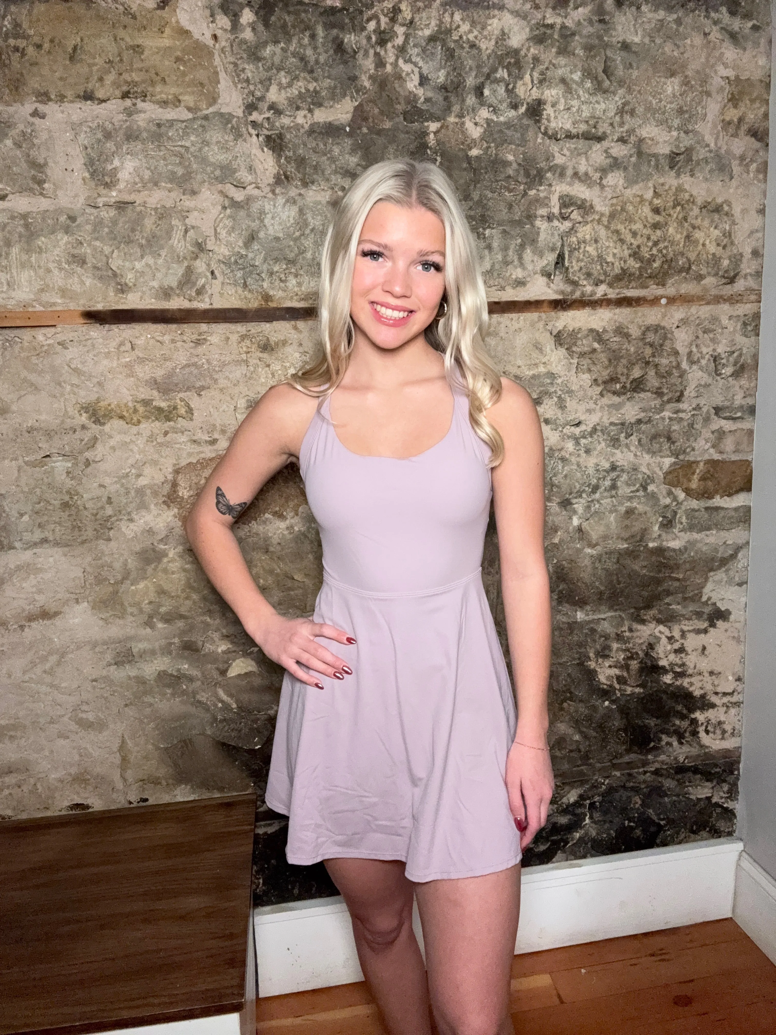 Backless Twisted Active Dress
