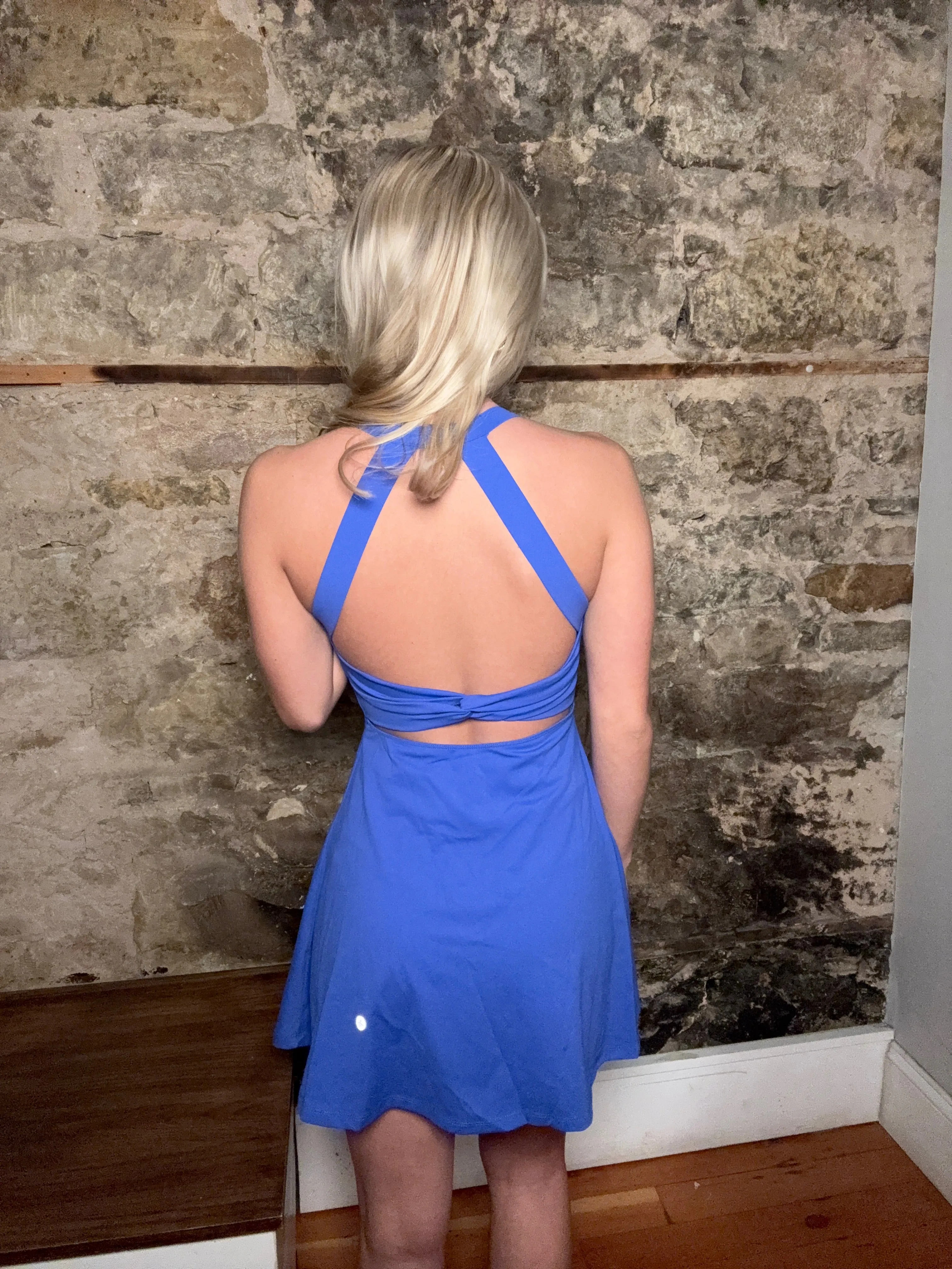 Backless Twisted Active Dress