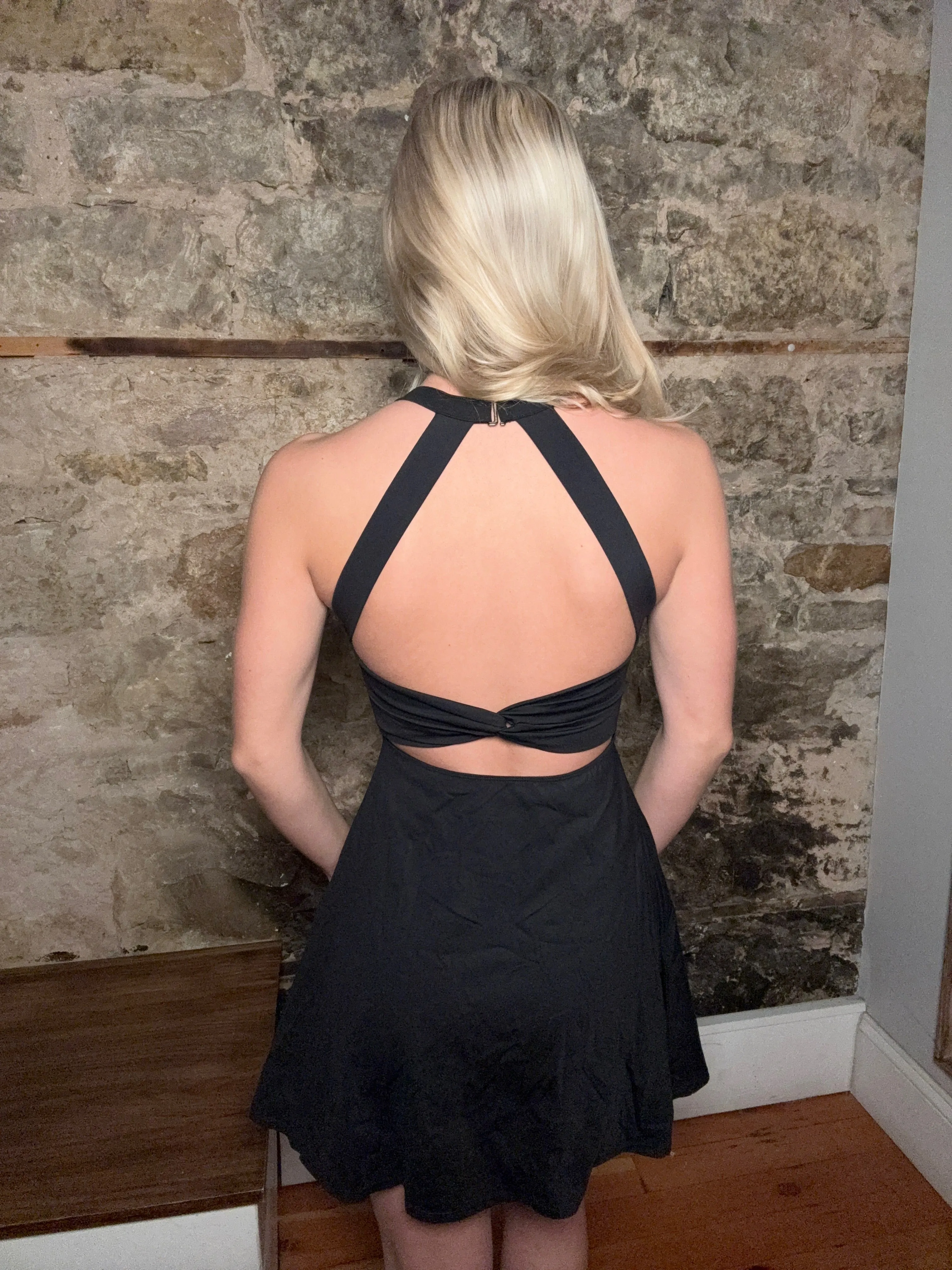 Backless Twisted Active Dress