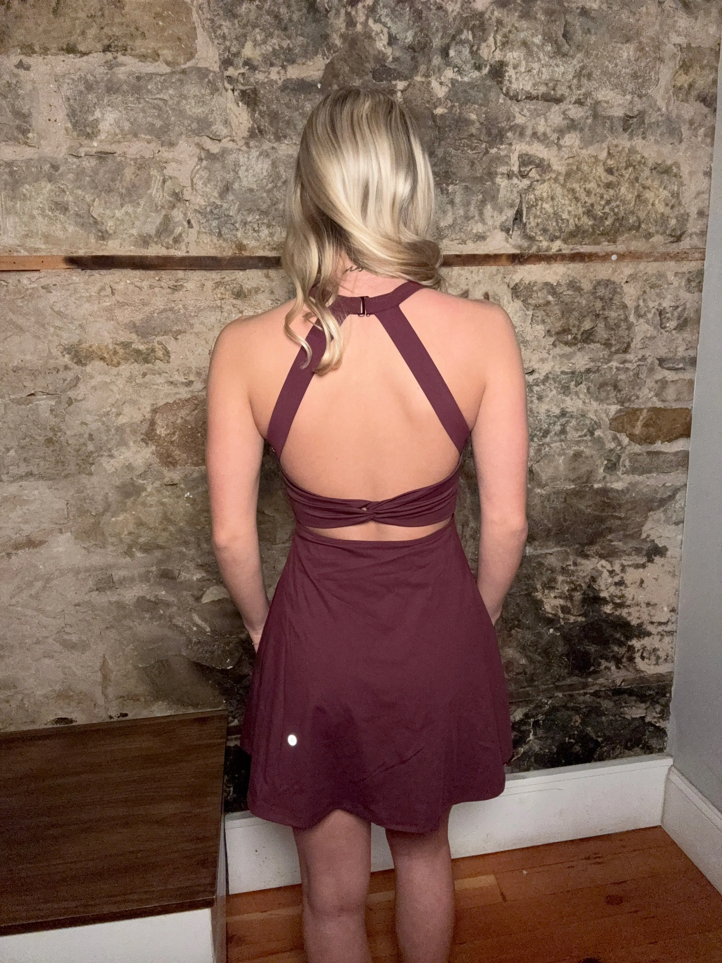 Backless Twisted Active Dress