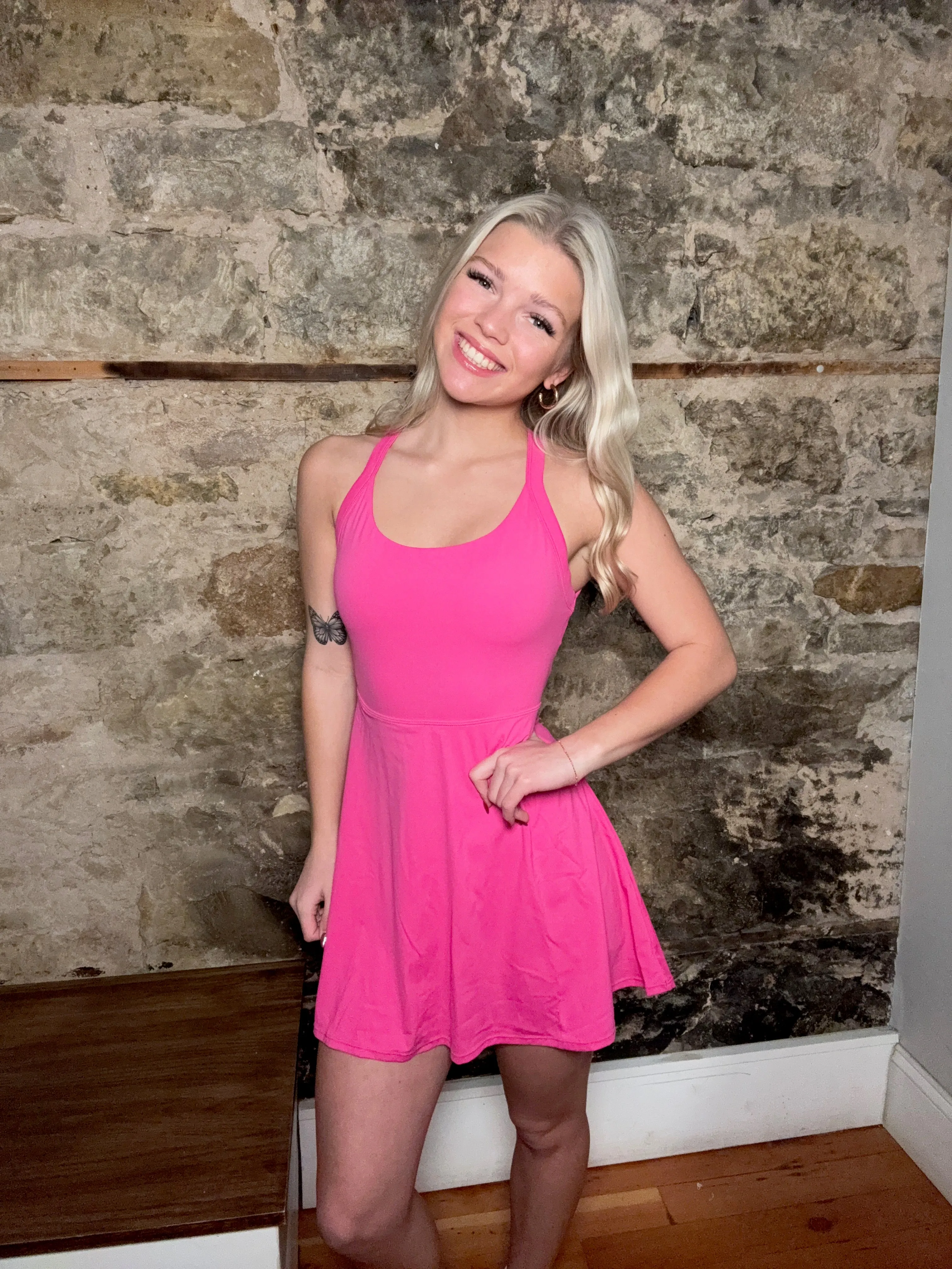 Backless Twisted Active Dress