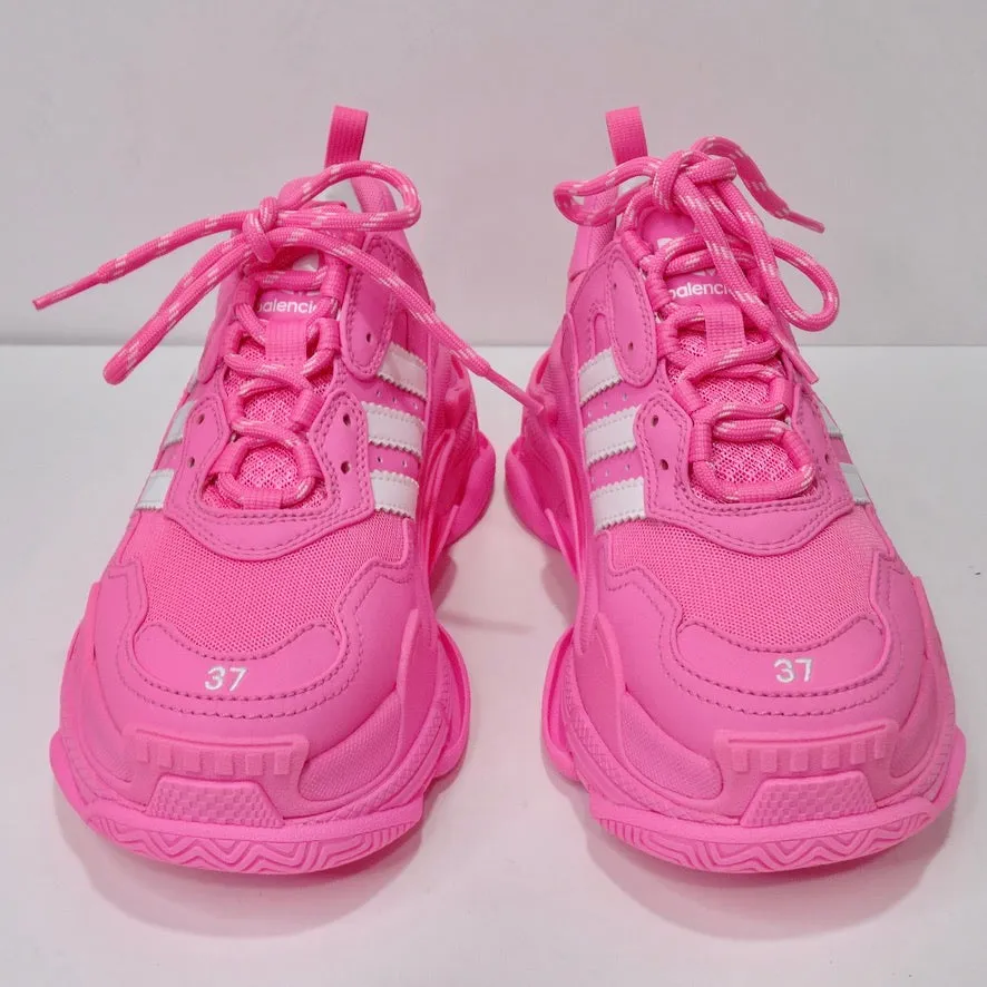 Balenciaga Adidas Tripple S Sneaker Neon Pink
