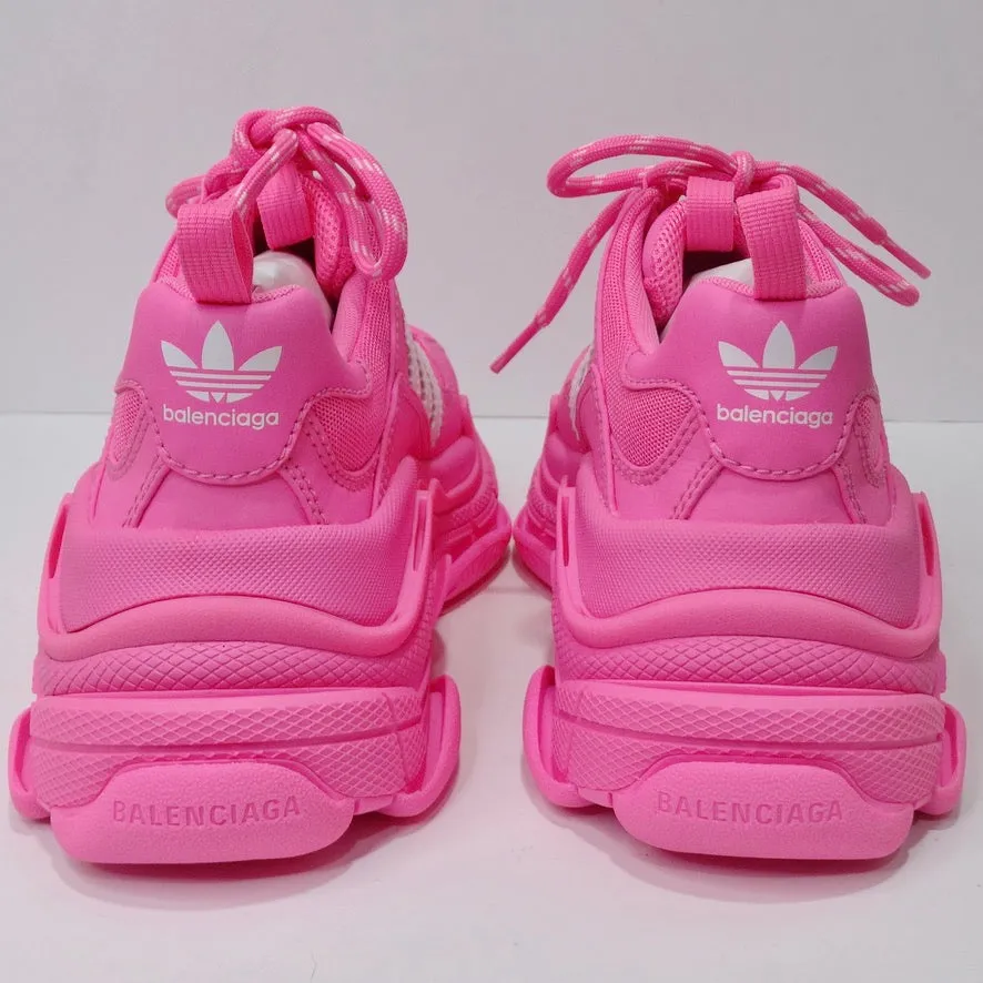 Balenciaga Adidas Tripple S Sneaker Neon Pink