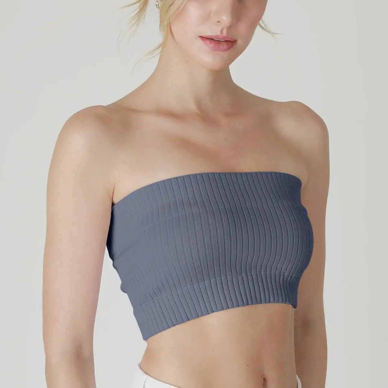 Bandeau Top - Blue Shadow