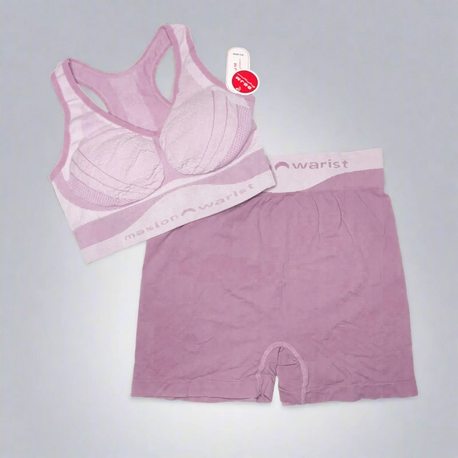 BBJM Masion Warist Sports Bra & Panty Set Free Size - 6896