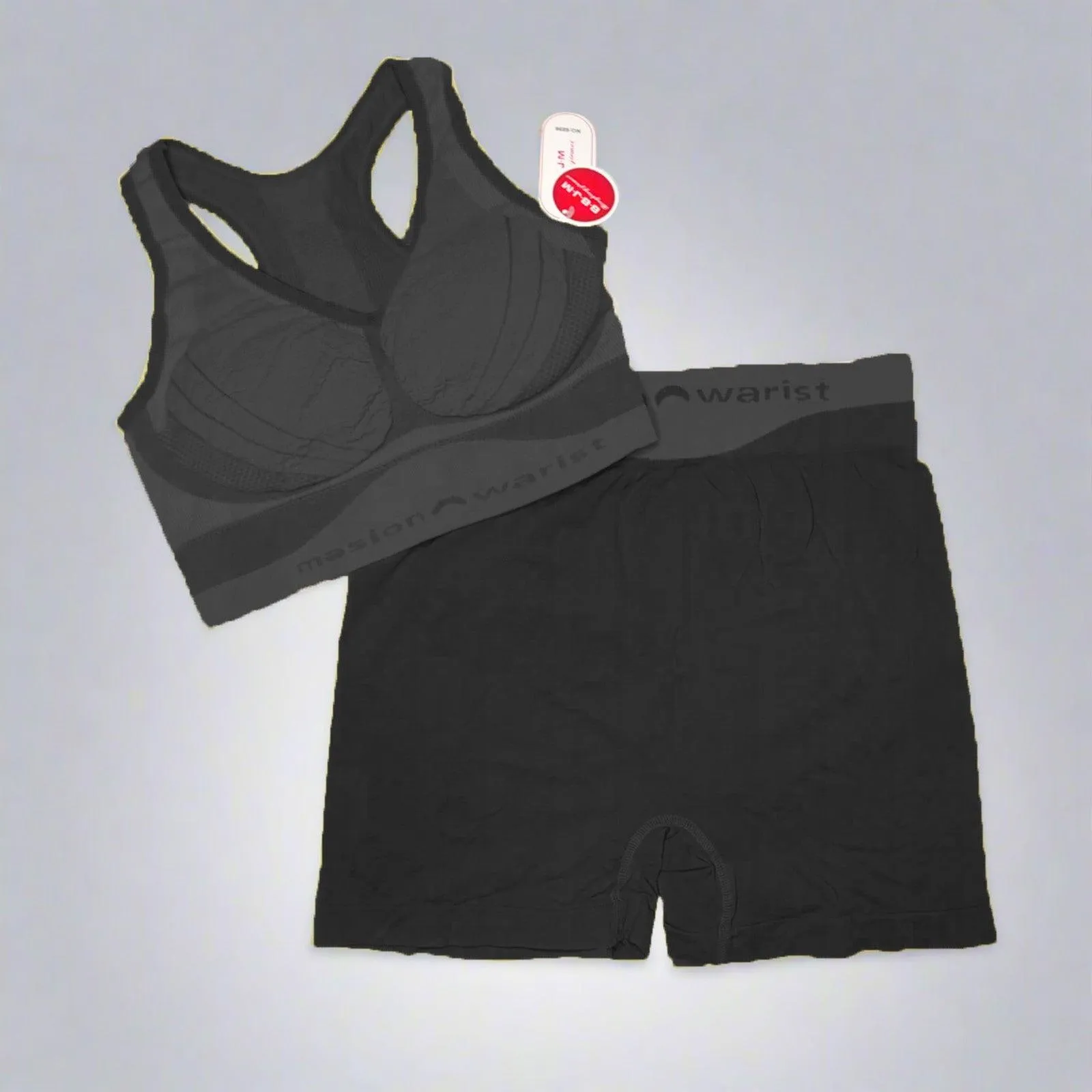 BBJM Masion Warist Sports Bra & Panty Set Free Size - 6896