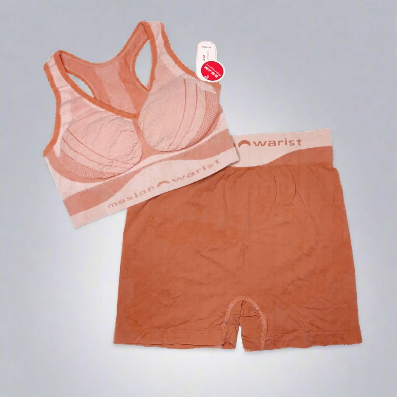 BBJM Masion Warist Sports Bra & Panty Set Free Size - 6896