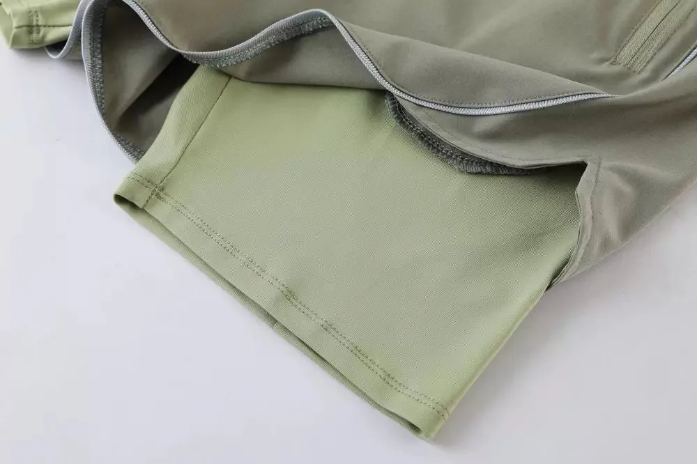 Belt Lining With Inner Tape Workout Shorts