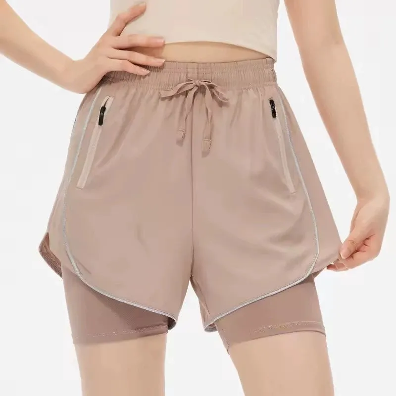 Belt Lining With Inner Tape Workout Shorts
