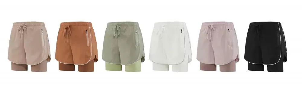 Belt Lining With Inner Tape Workout Shorts