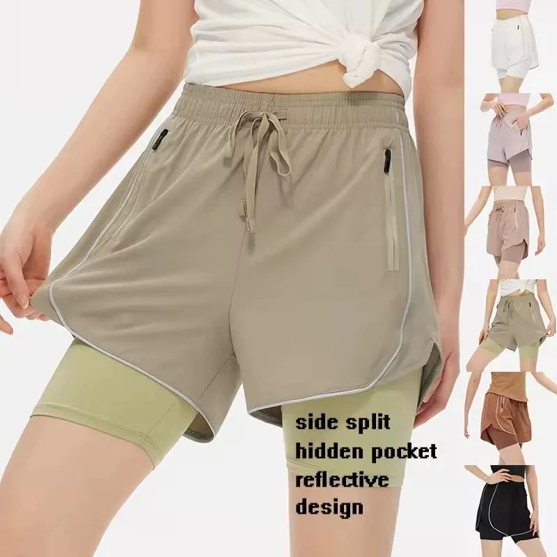 Belt Lining With Inner Tape Workout Shorts