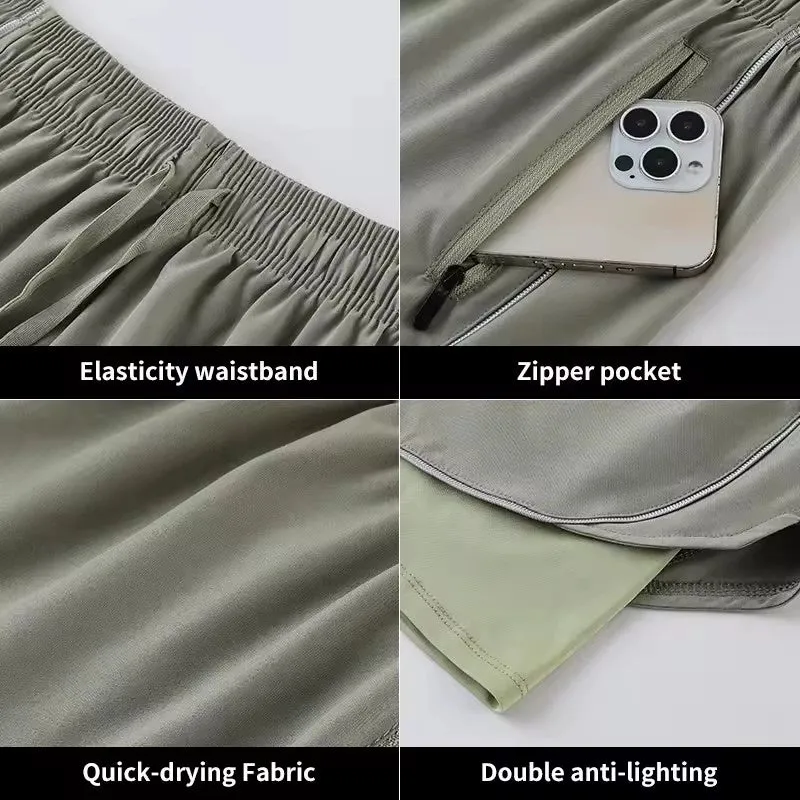 Belt Lining With Inner Tape Workout Shorts
