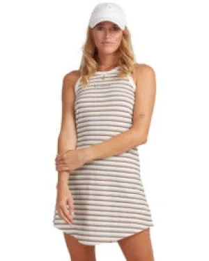 Billabong Milly Stripe Dress SALT CRYSTAL