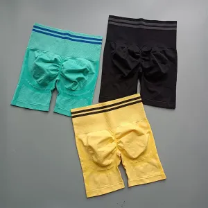 Black Bubble Butt Shorts